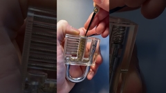 Прозрачное разборка замков #shorts #lockpicking