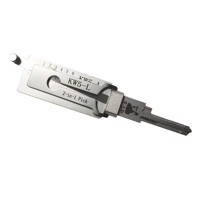 Купить KW5-L Lishi 2 в 1 Lock Pick Tool Жилые замки Нержавеющая сталь Производство в сети