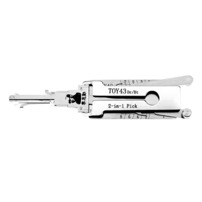 Купить Lishi Lock Pick For Cars Set TOY43 2-в-1 Pick Car Door Lock Pick Decoder Отключающий инструмент Производство в сети