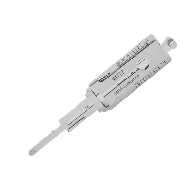 Купить Инструмент для автомобильных замков Lishi MIT17-10cuts SS103 2 в 1 Инструмент для автослесаря Lishi для открывания дверных замков Mitsubishi Производство в сети