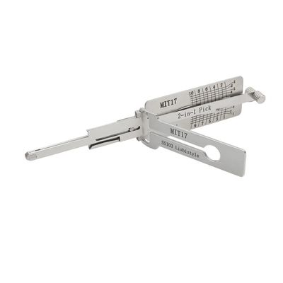 Инструменты для слесаря Lishi MIT17-10cuts SS103 2 в 1 для открывания дверных замков Mitsubishi