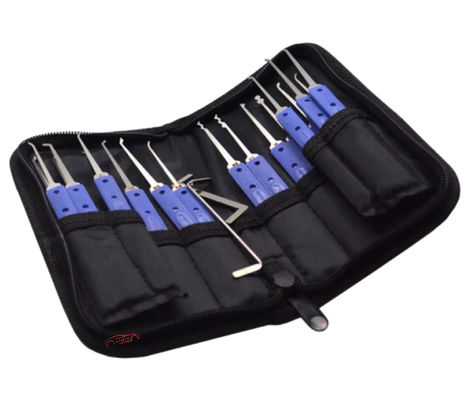 18 предметов из нержавеющей стали KLOM Набор отмычек для замков Инструменты для открытия замков Инструменты для слесарей